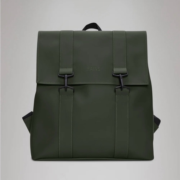 Rains MSN Backpack in green BRAND NEW - Picture 3 of 7
